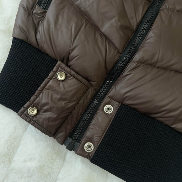 TNA Brown Puffer Vest - Picture 2 of 4